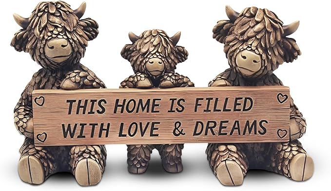 This Home is Filled with Love & Dreams - Highland Cows