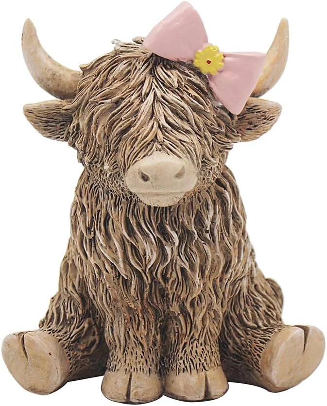 Pretty in pink Highland Cow