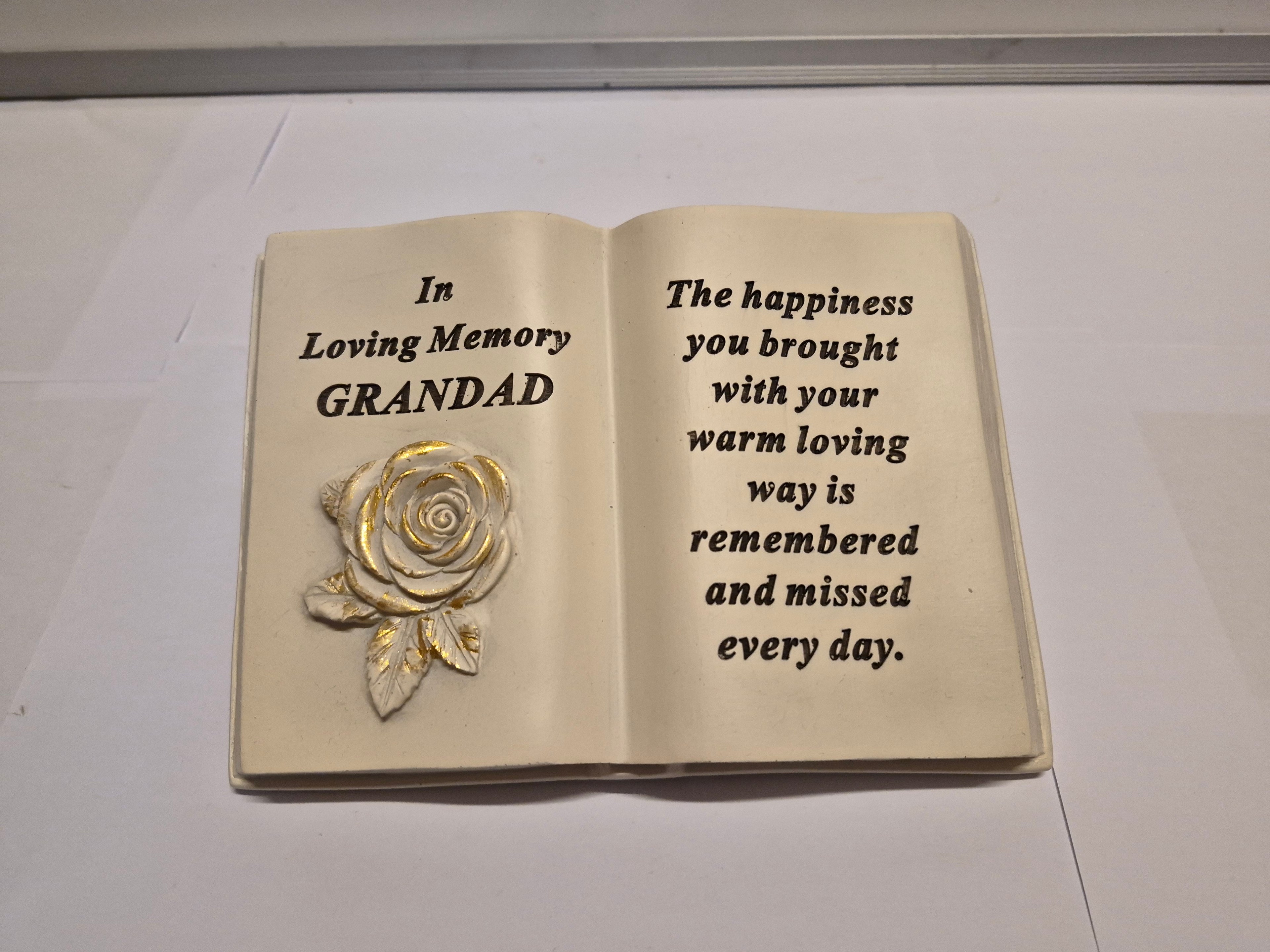 Grandad Memorial Book