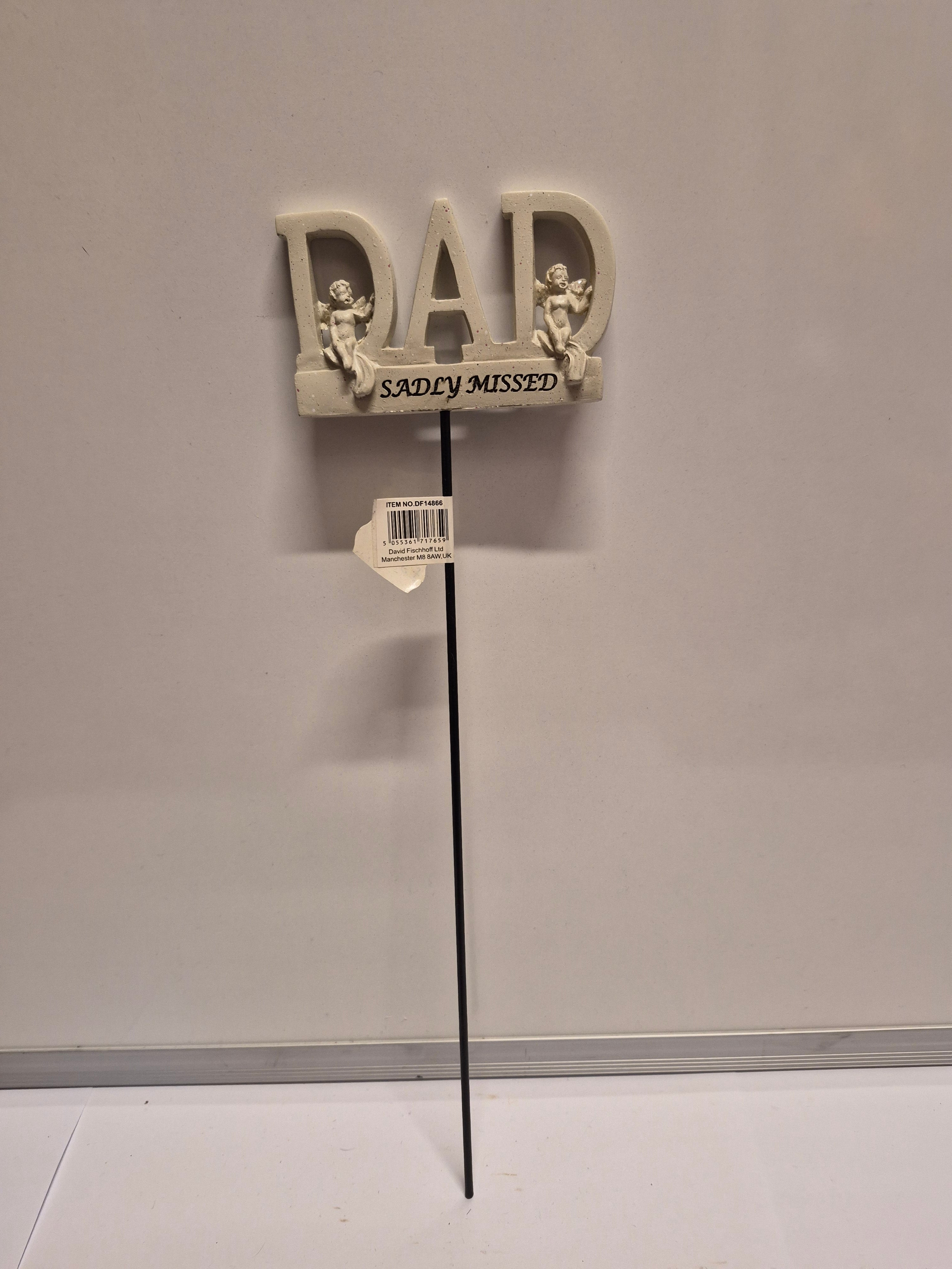 Dad Word Memorial Stake
