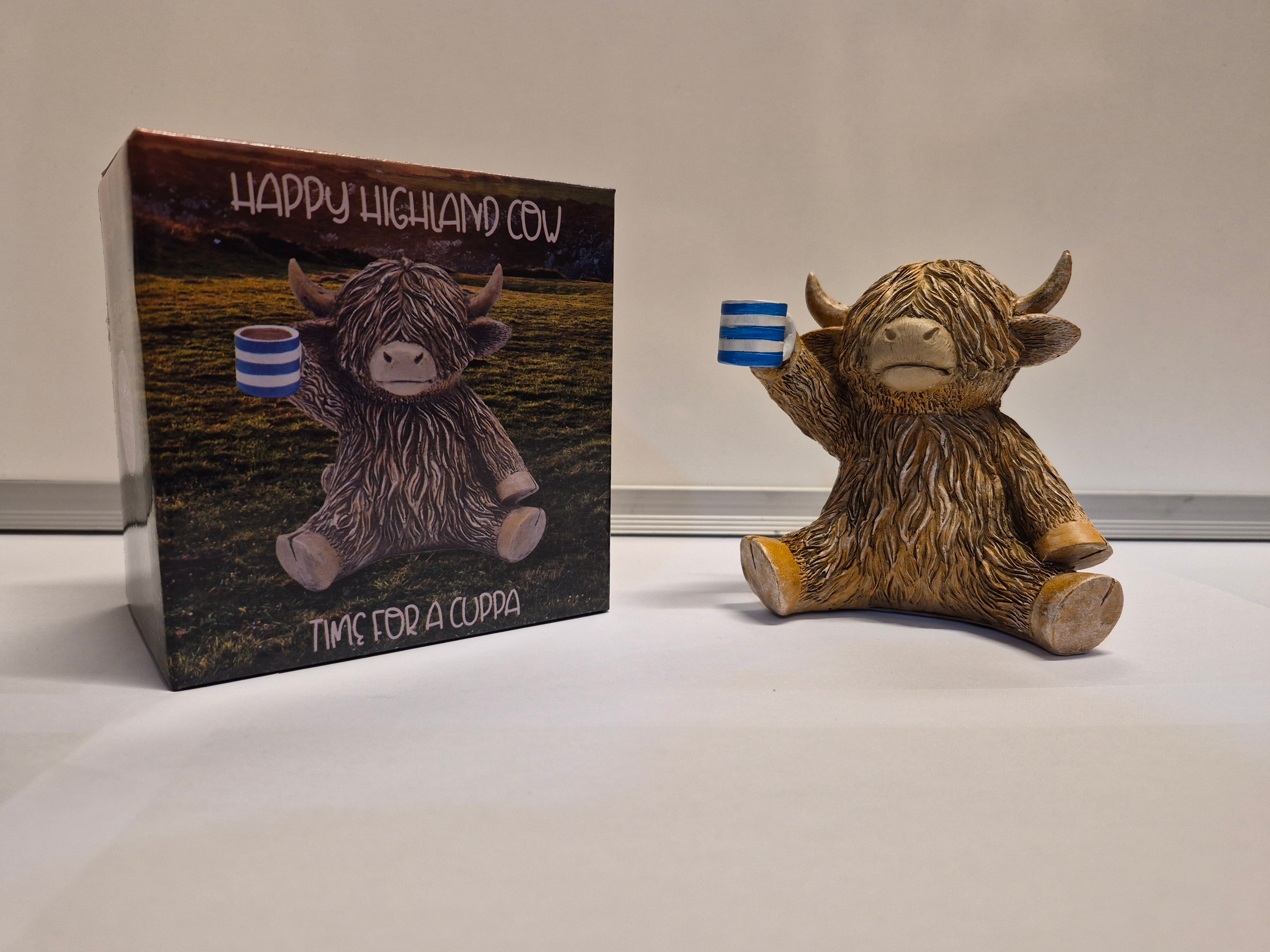 Time for a cuppa - Highland Cow