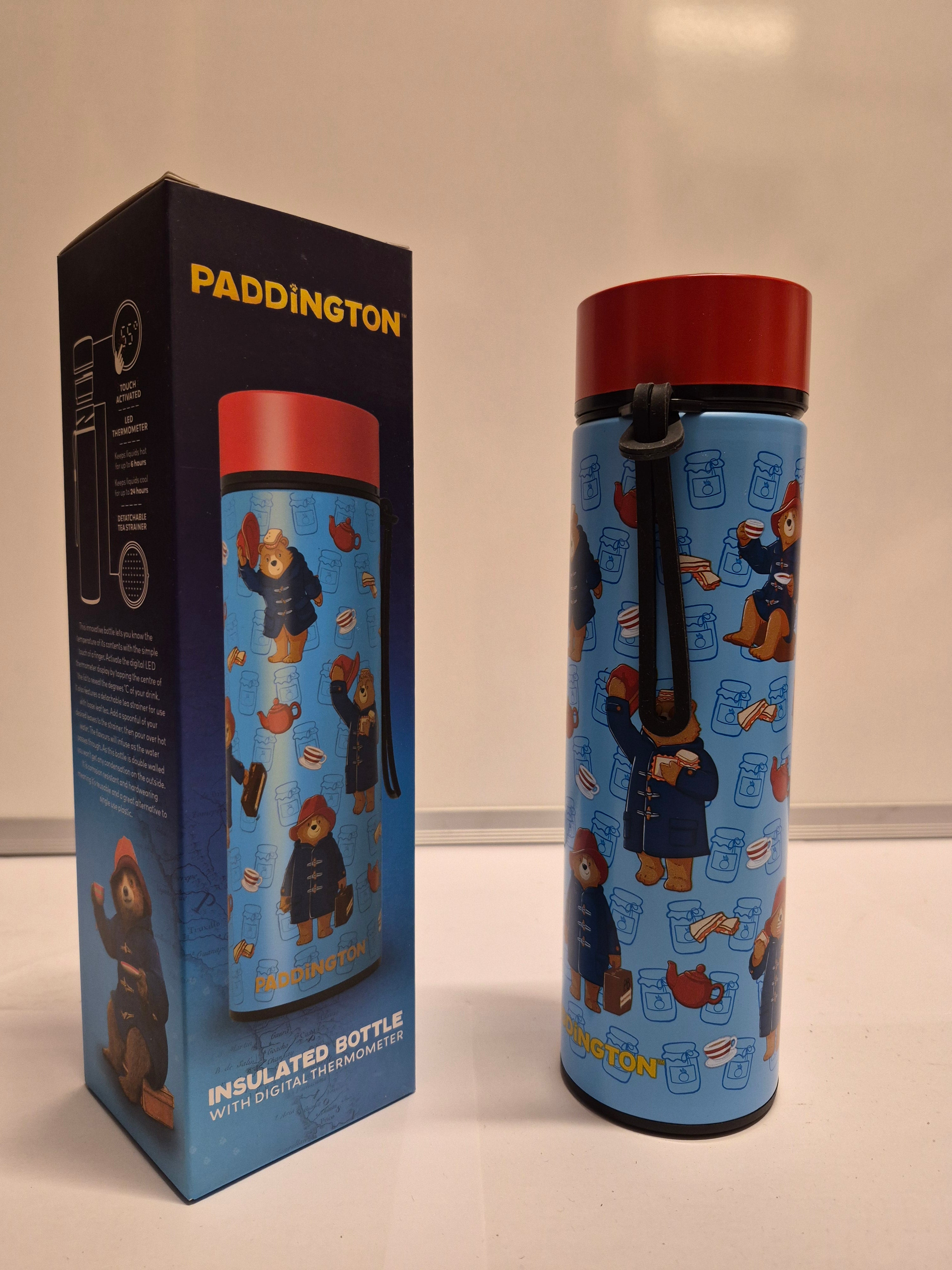 Paddington Insulated Bottle With Digital Thermometer
