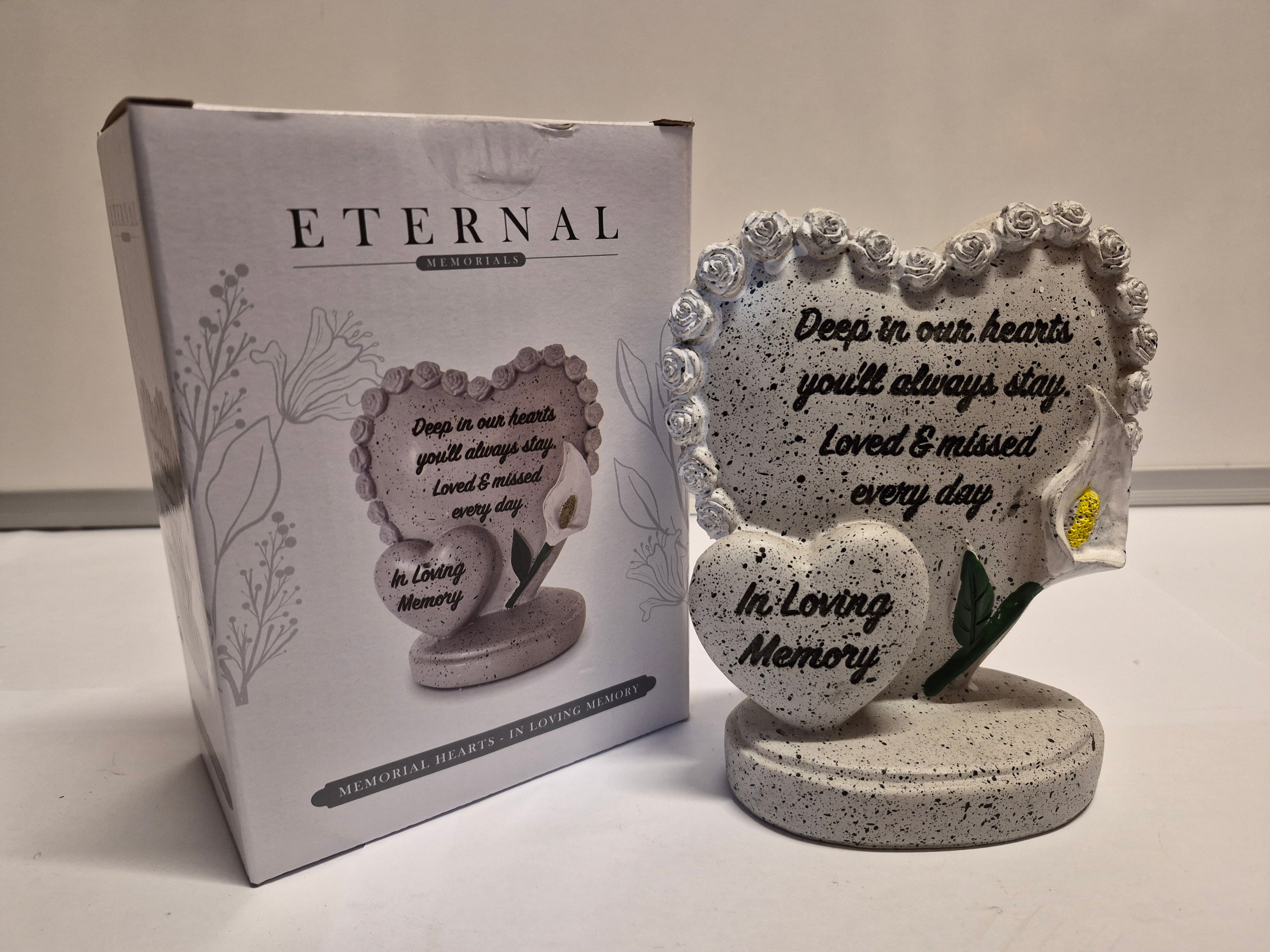 In Loving Memory Memorial Heart