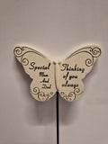 Mum & Dad Butterfly Memorial Stake