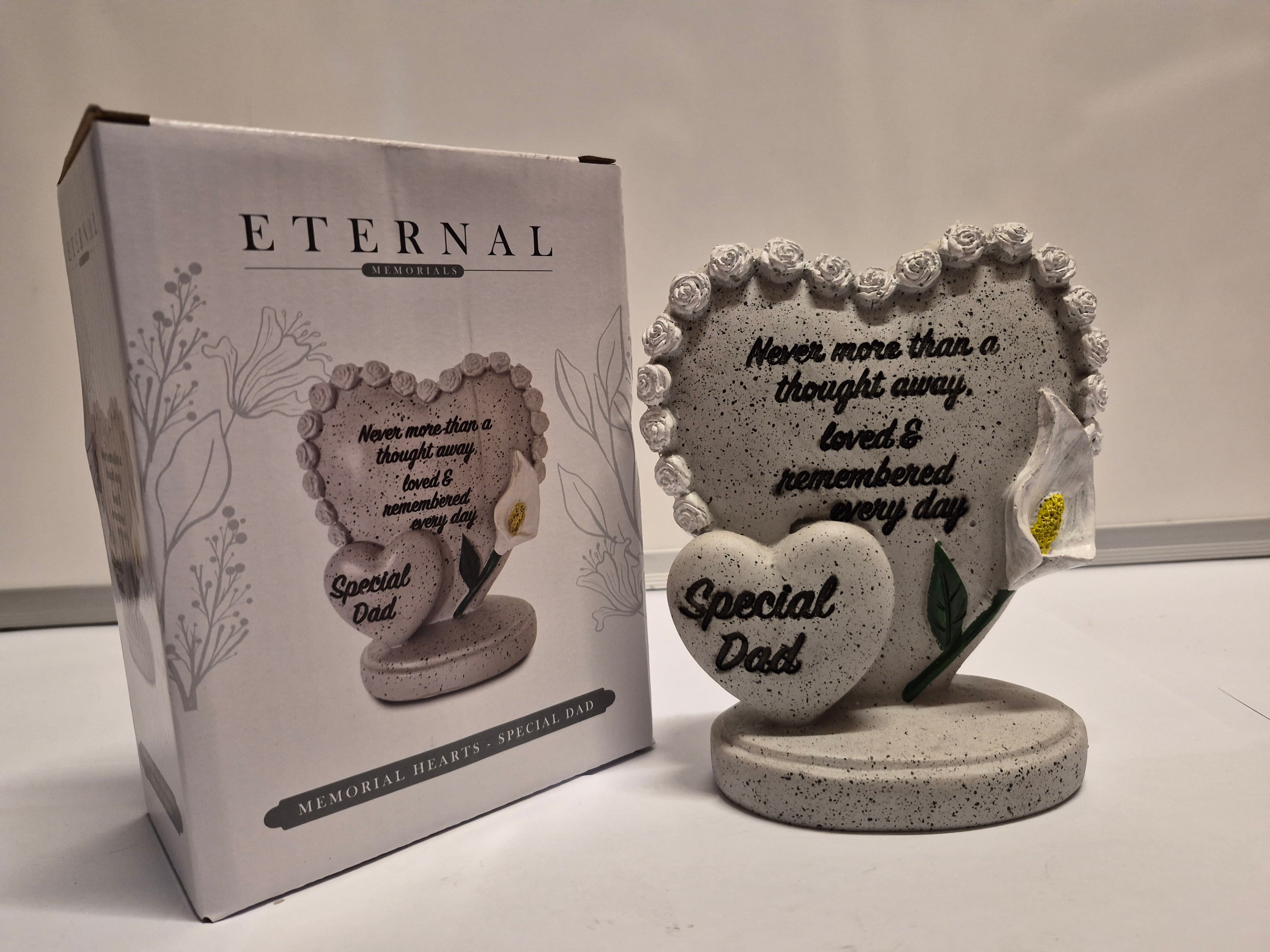 Special Dad Memorial Heart