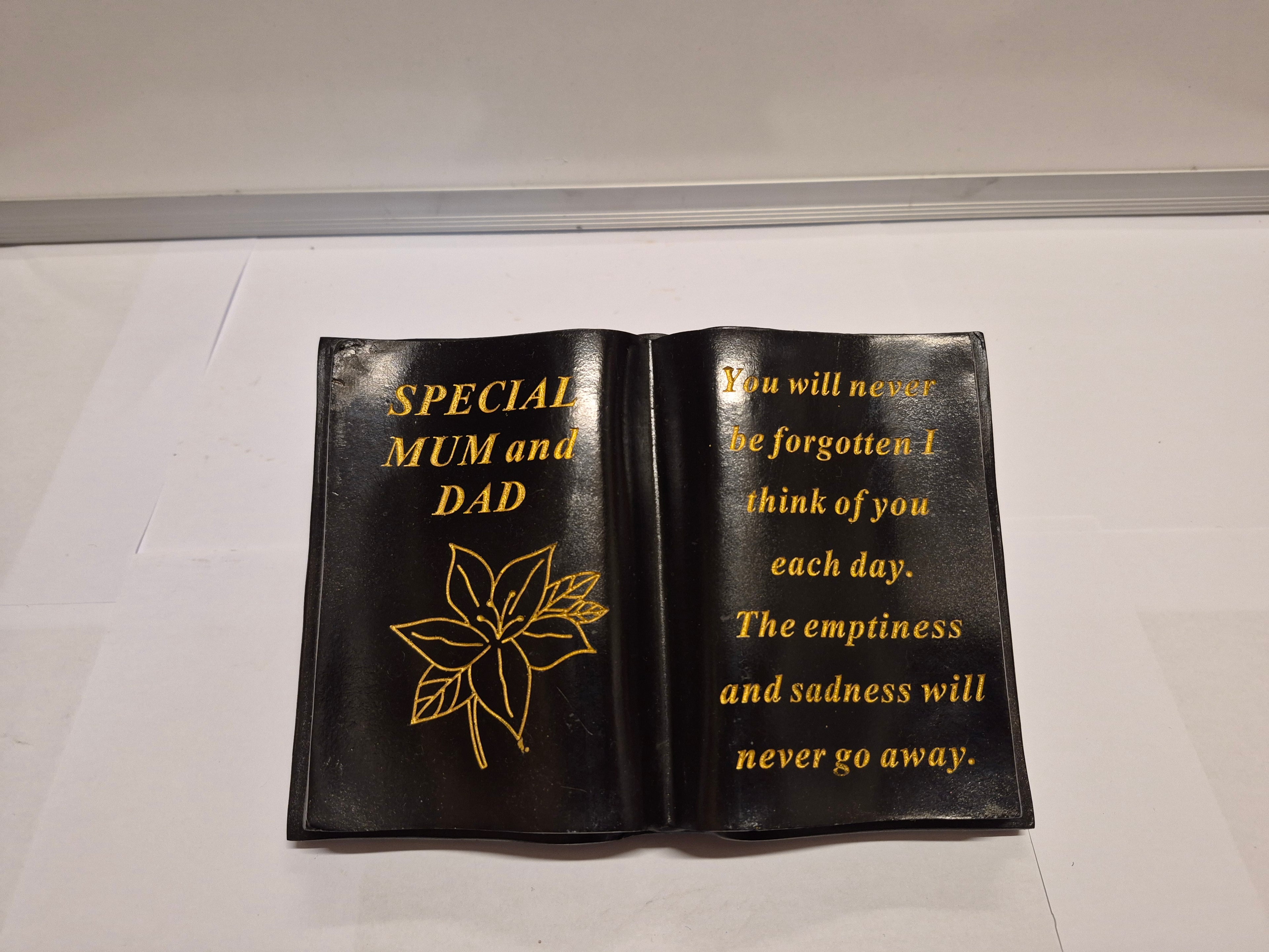 Mum & Dad Memorial Book
