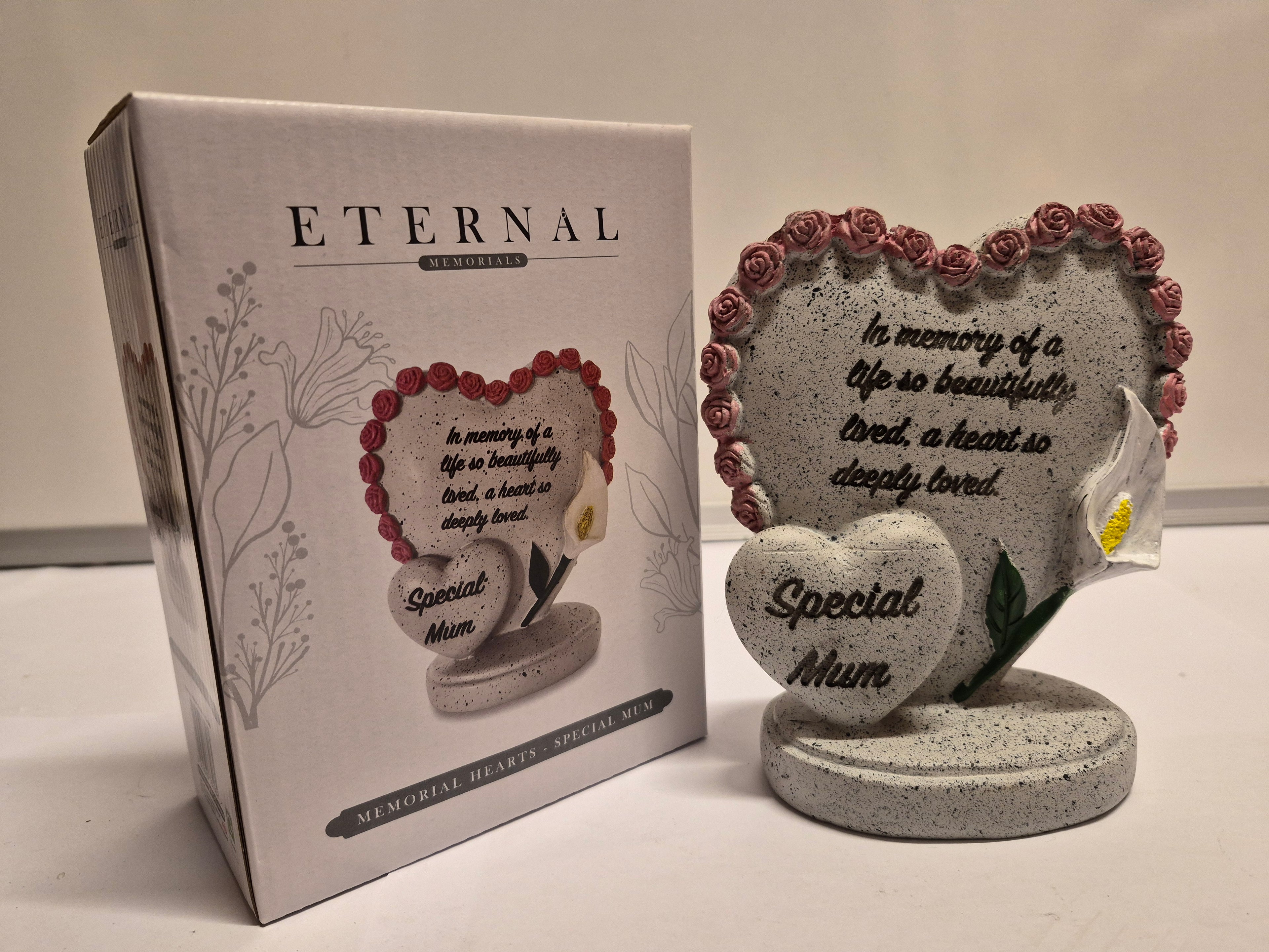 Special Mum Memorial Heart