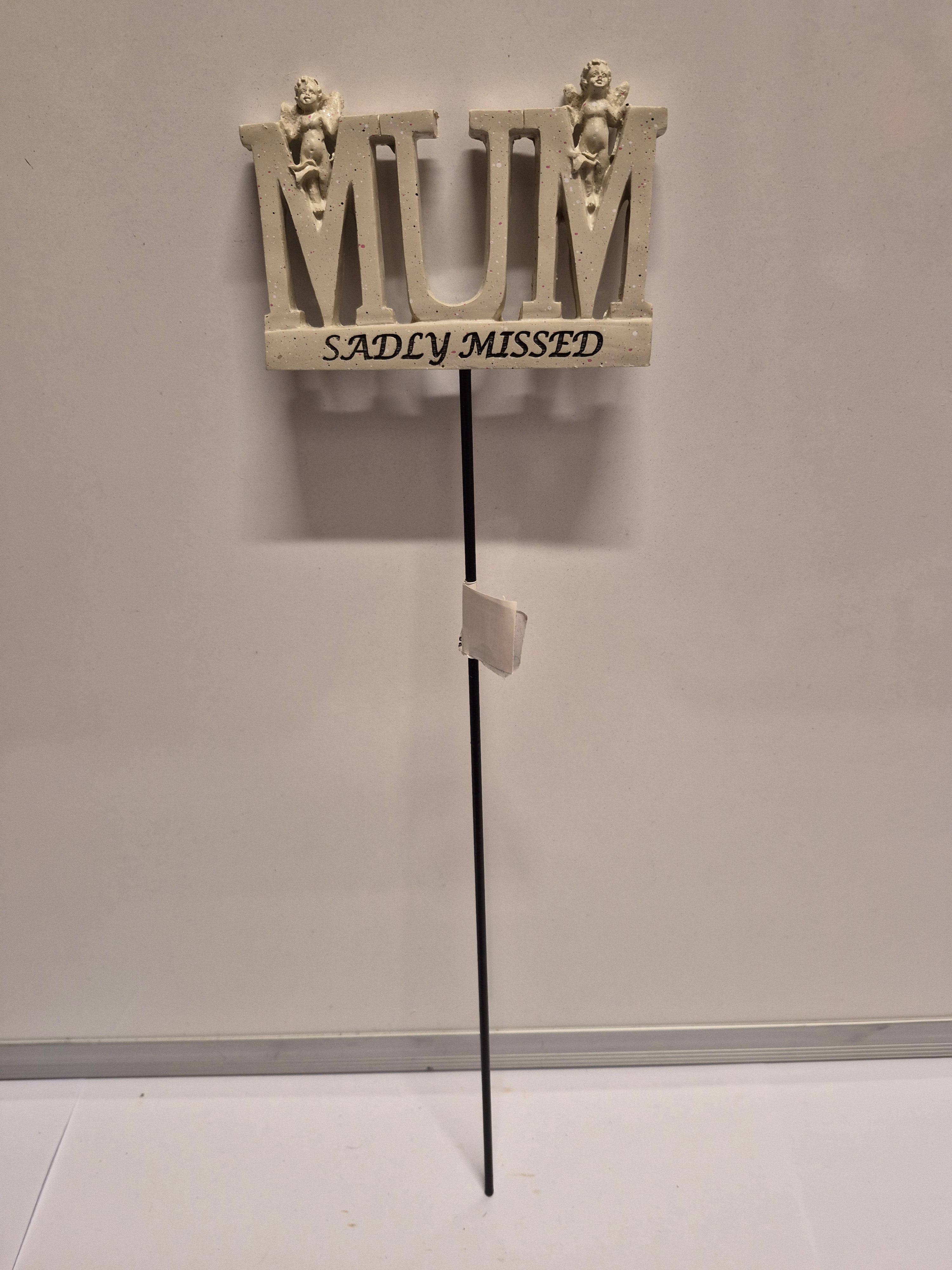 Mum Word Memorial Stake