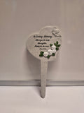 In Loving Memory Memorial Heart Stake