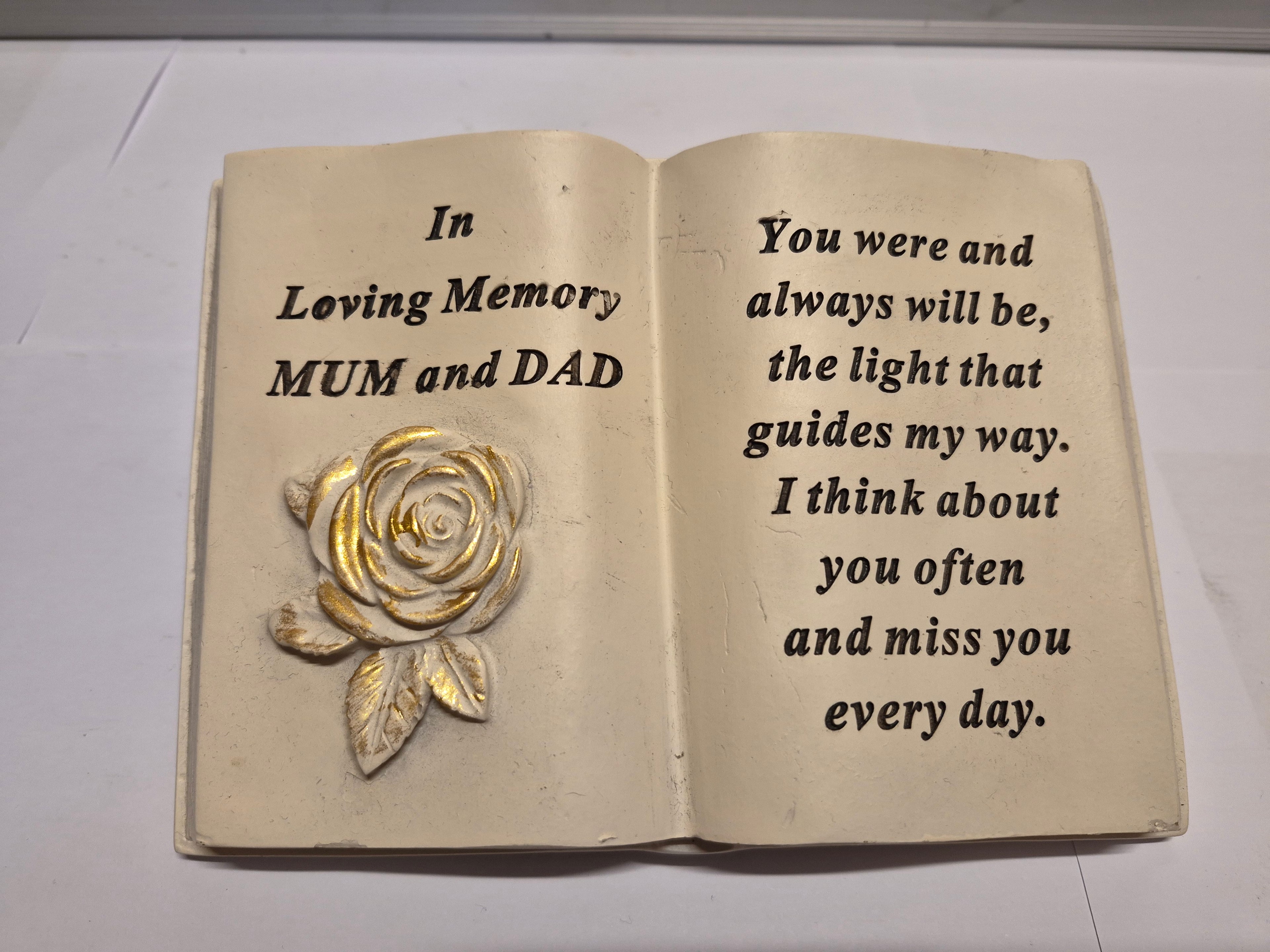 Mum & Dad Memorial Book