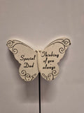 Dad Butterfly Memorial Stake