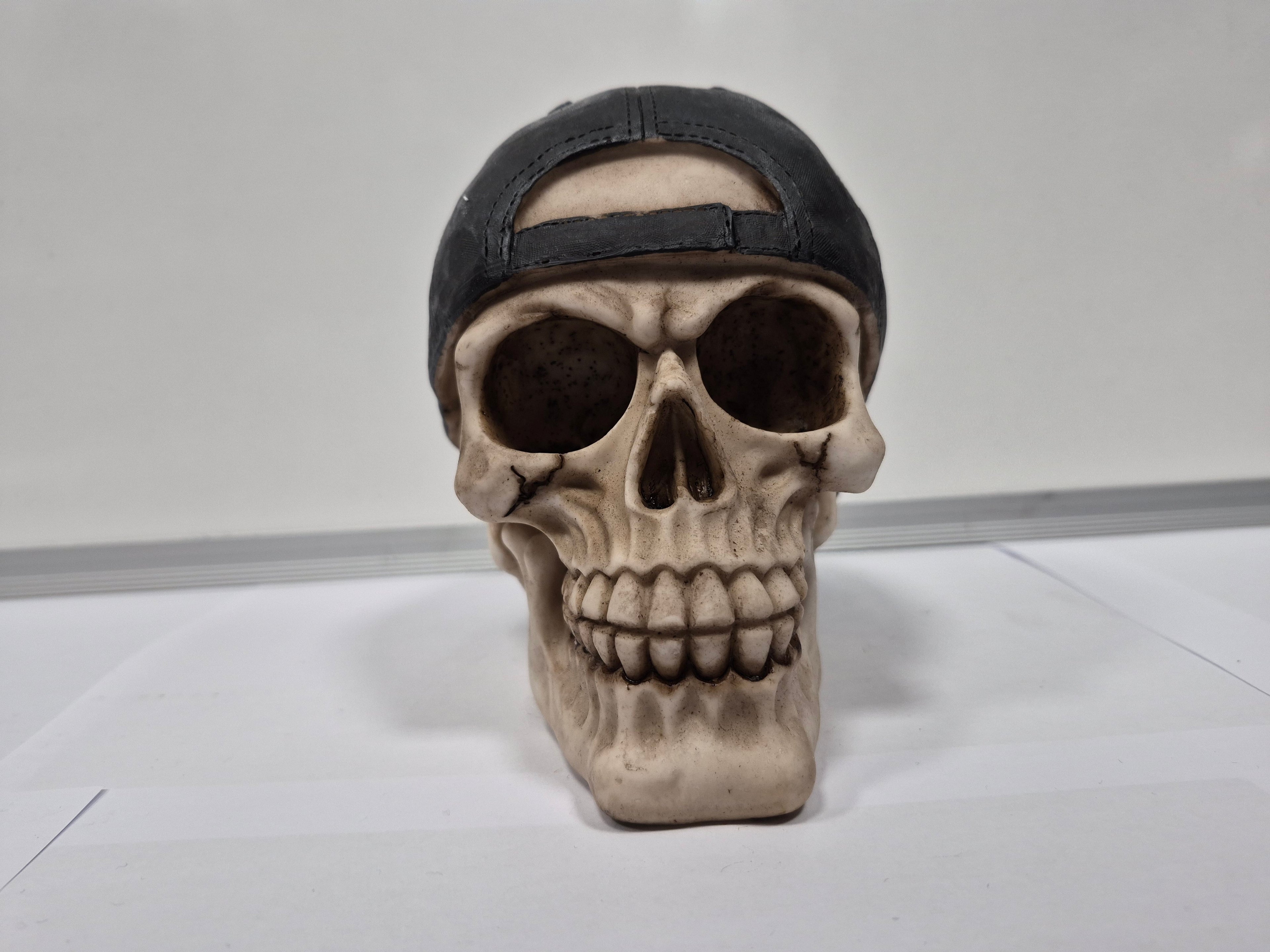 Backwards Cap Skull