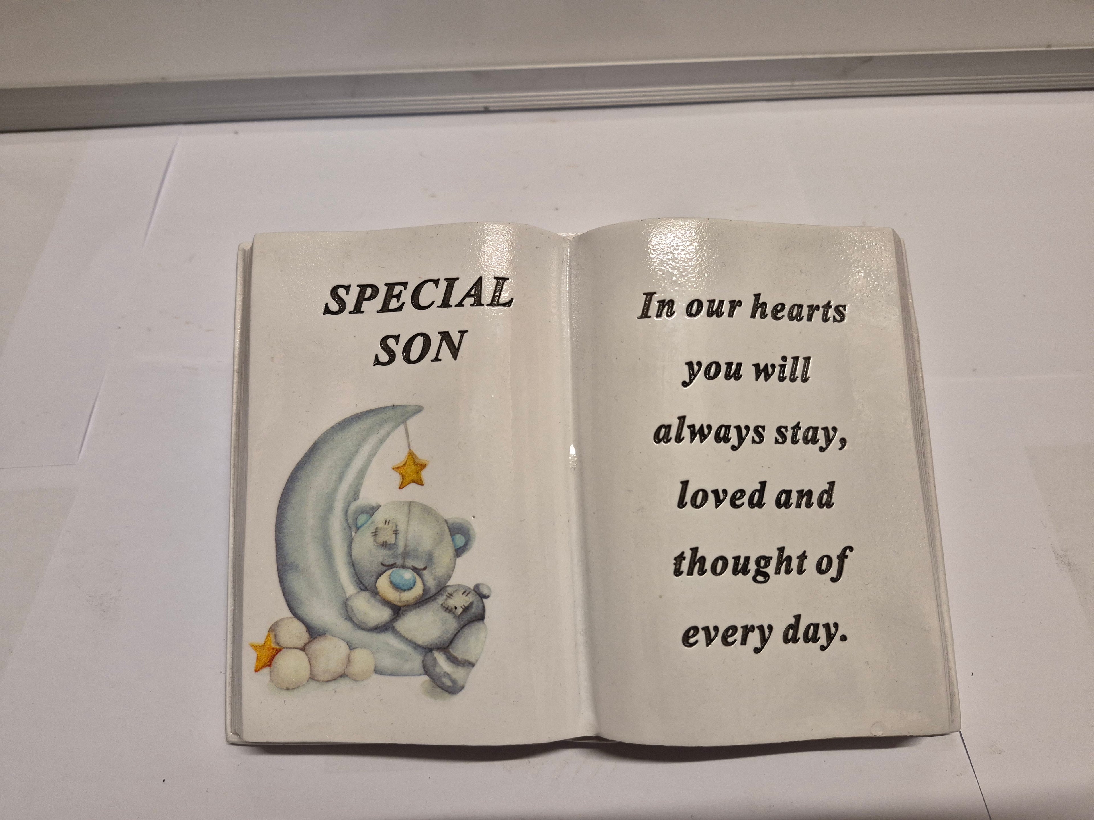 Son Memorial Moon Bear Book