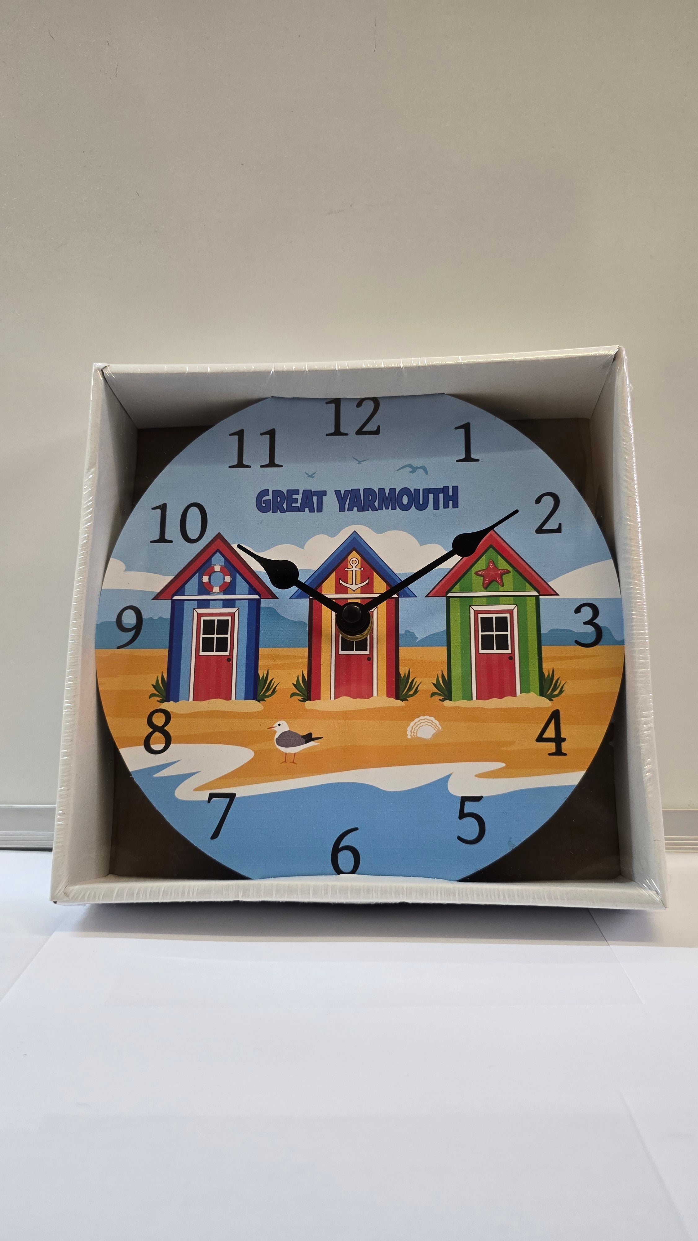 Great Yarmouth Beach Hut Clock