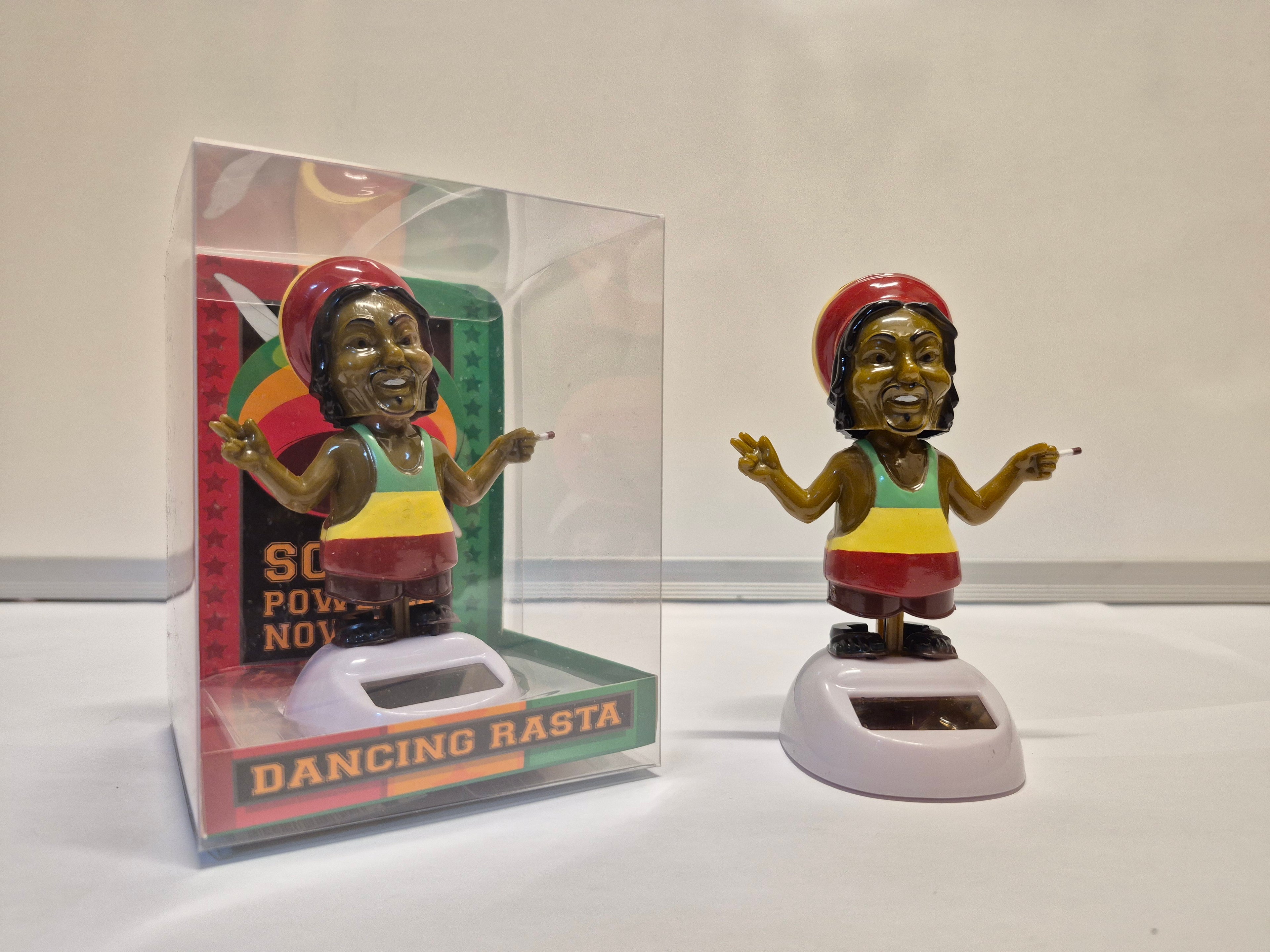 Dancing Rasta Solar Pal - Solar Powered Ornament Figure