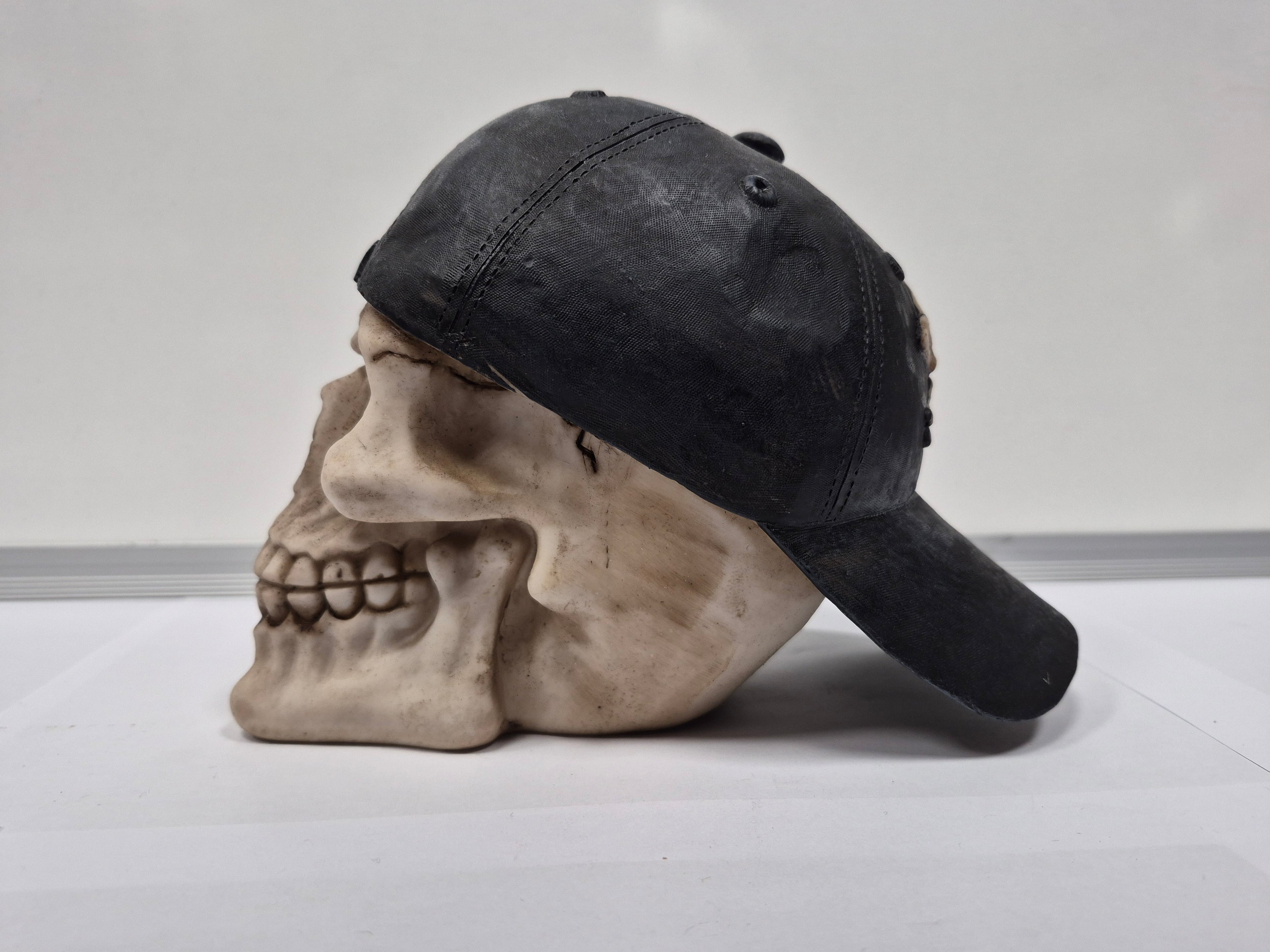 Backwards Cap Skull