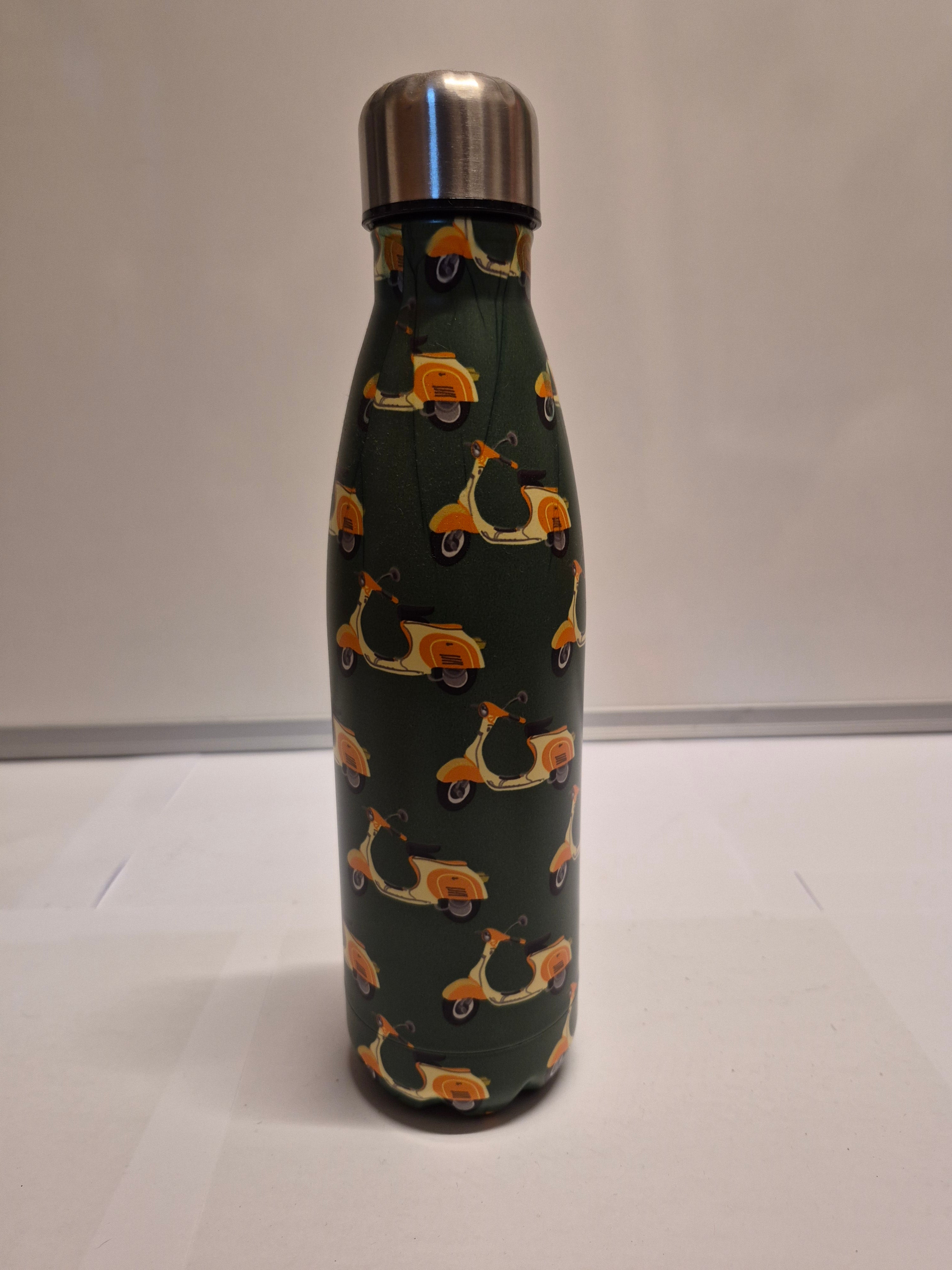 Scooter Bottle - Stainless Steel in Blue or Green