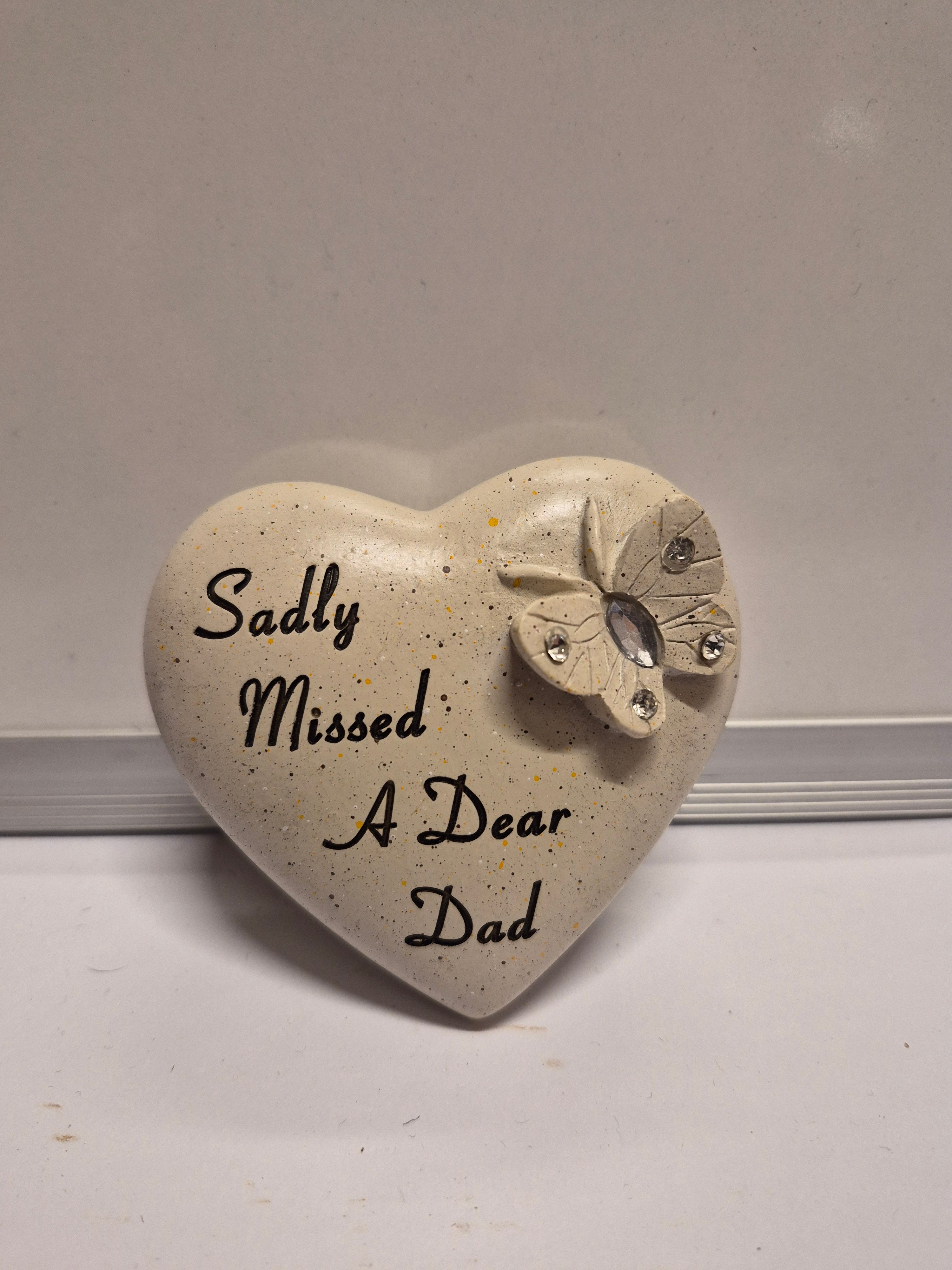 Dad Memorial Heart