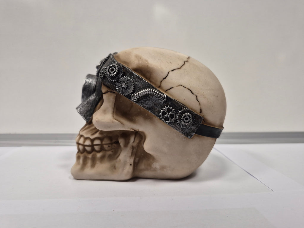 Steam Punk Skull - Silver