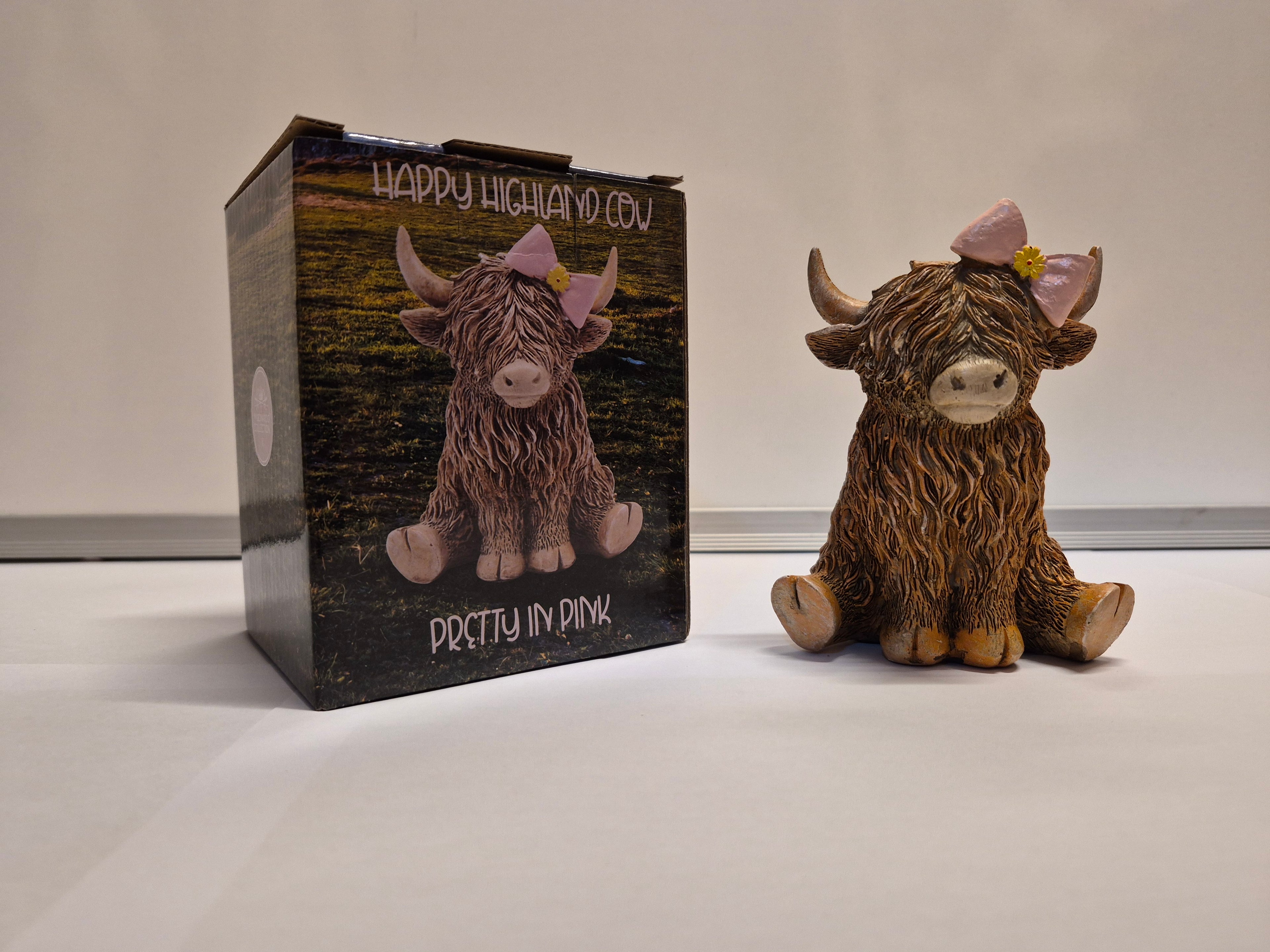 Pretty in pink Highland Cow