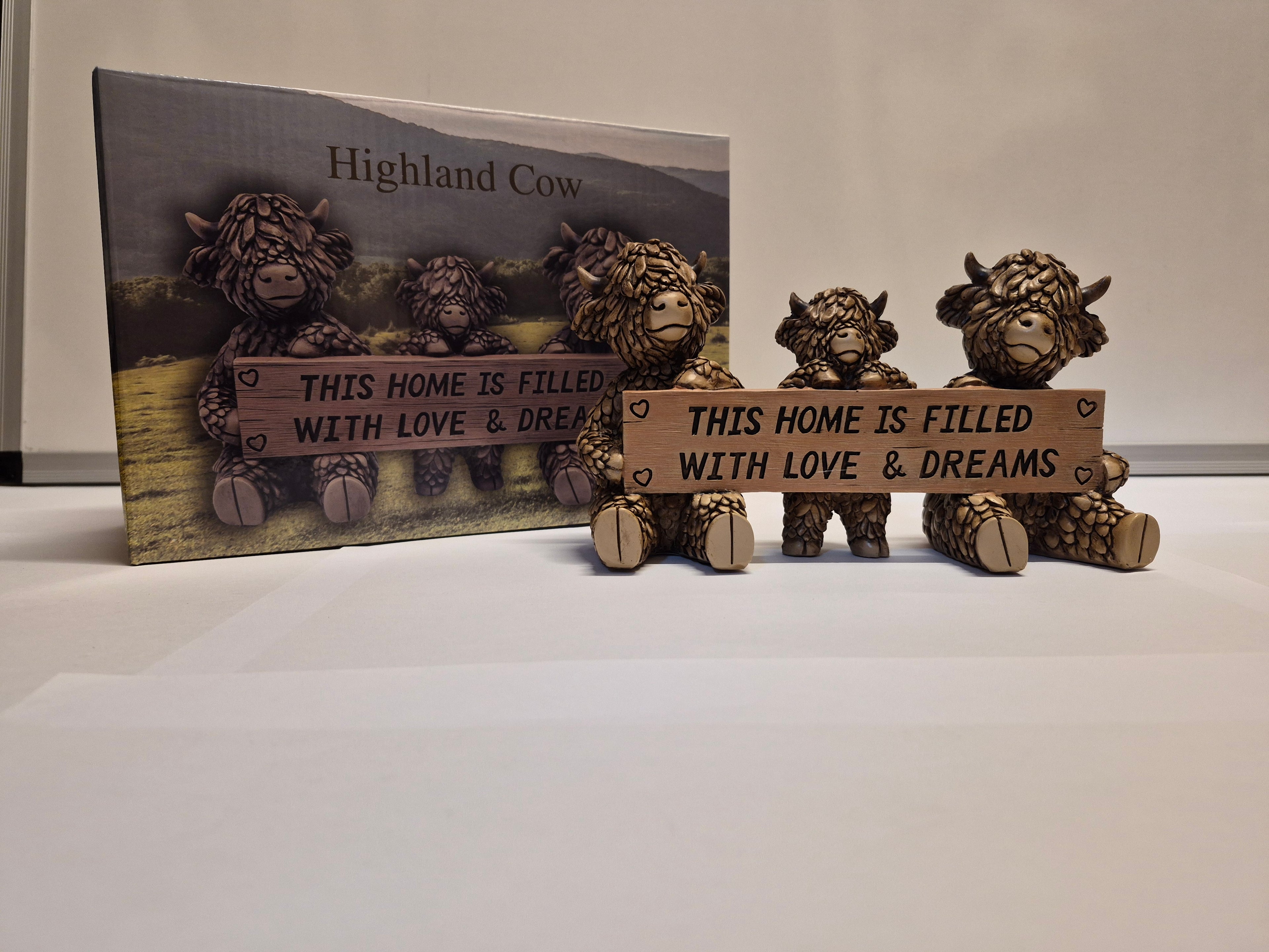 This Home is Filled with Love & Dreams - Highland Cows