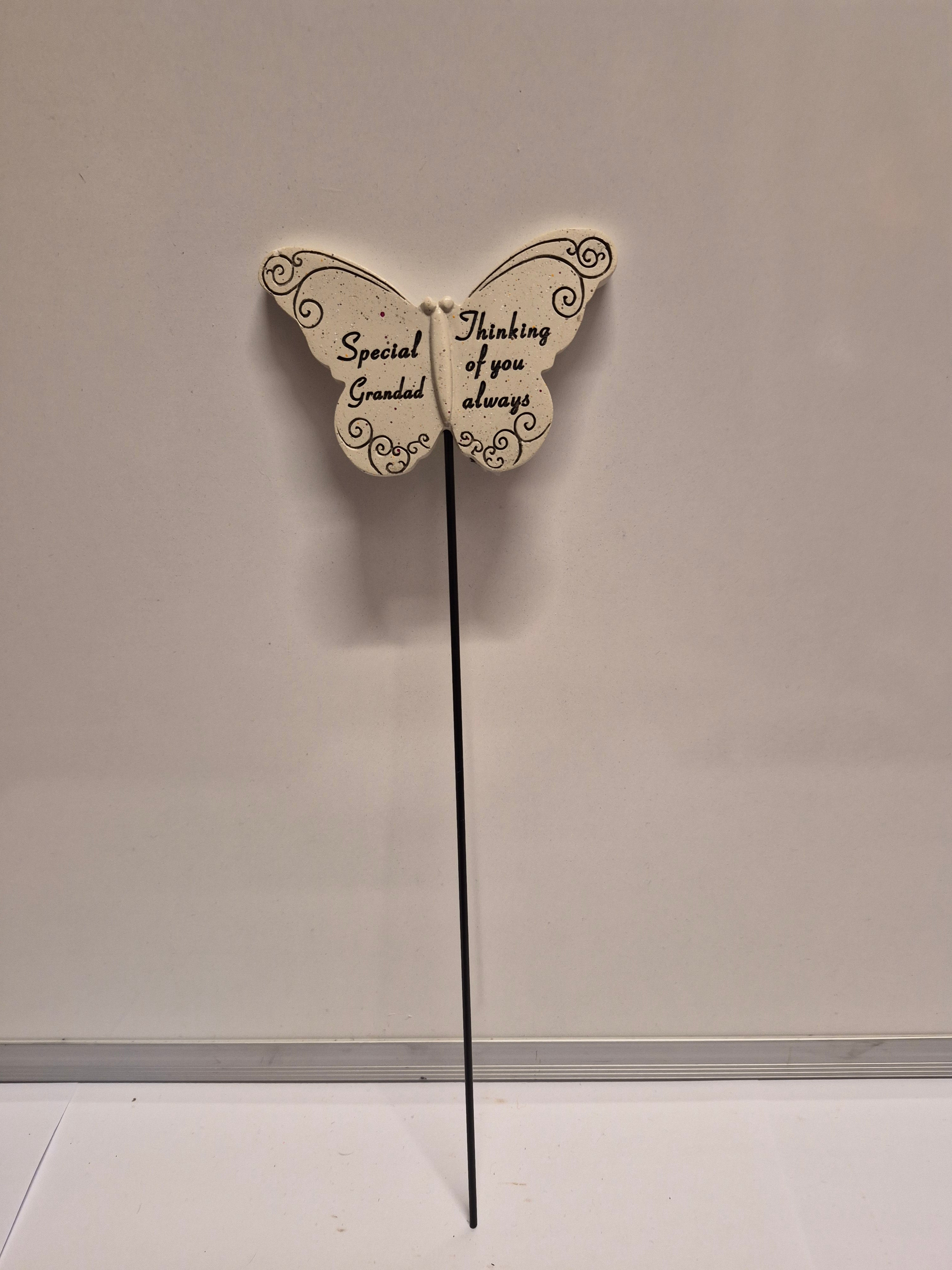 Grandad Butterfly Memorial Stake
