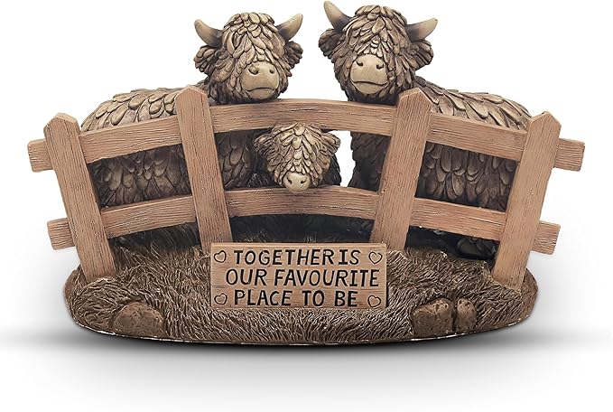 Together is our favourite place to be - Highland Cows