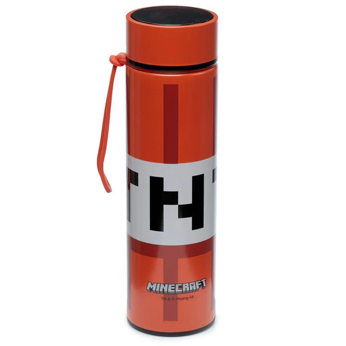 Minecraft Insulated Bottle With Digital Thermometer